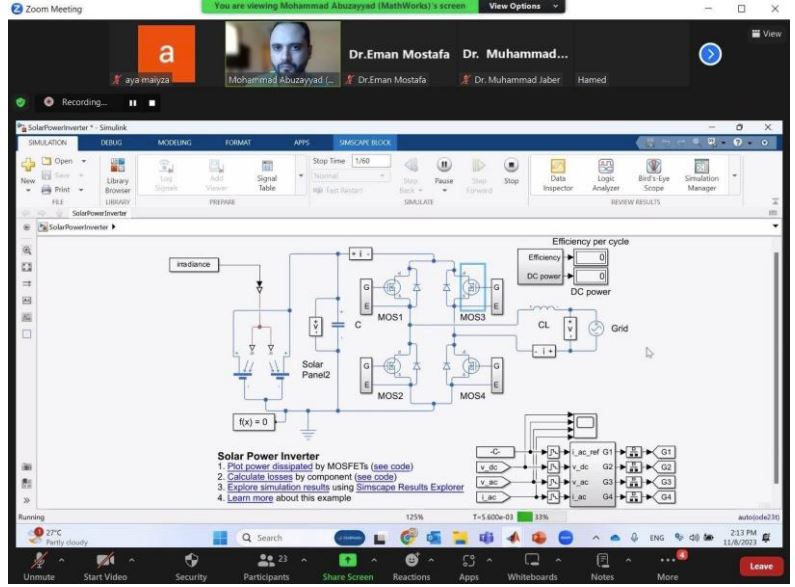 MATLAB Workshop: ‘Solar Energy research directions using MATLAB’